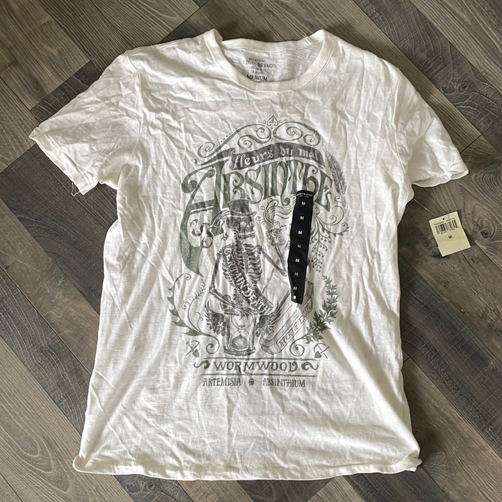 Lucky brand t-shirt. Brand new. White/cream color